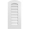 Ekena Millwork Arch Top Surface Mount PVC Gable Vent: Functional, w/ 3-1/2"W x 1"P Standard Frame, 14"W x 30"H GVPAR14X3001SF - alternate 1